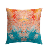 Tropical Waves Outdoor Pillow Embrace The Surfing Vibe - Beyond T-shirts